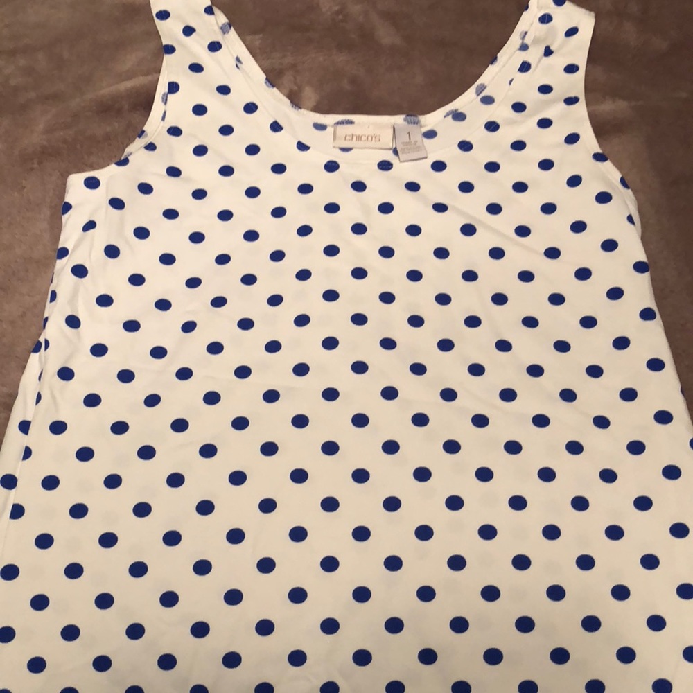 Chico’s polka dot tank